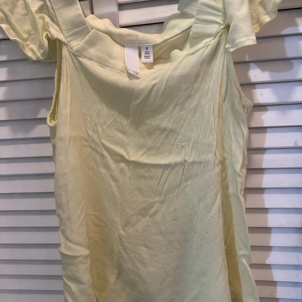 BP Cream Cap Sleeve Blouse